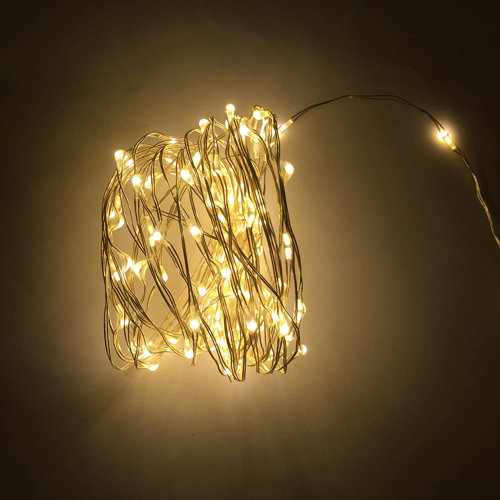 Pierpont Indoor 100   Bulb 196.8'' Battery Powered LED Fairy String Light (Set Of 2) 